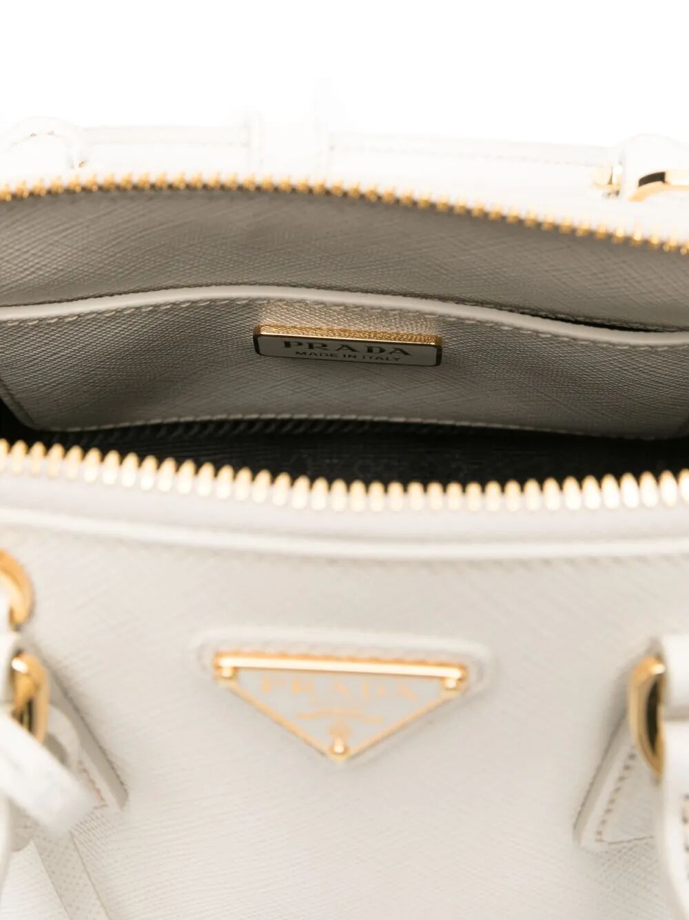 Prada Women Promenade Saffiano Leather Handbag