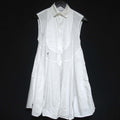 Christian Dior BEE Embroidery Sleeveless Shirt Dress