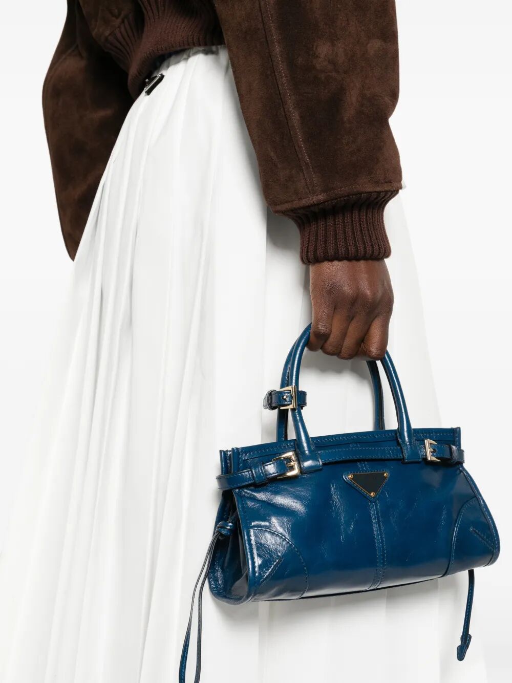 Prada Women Prada Bonnie Leather Mini Handbag