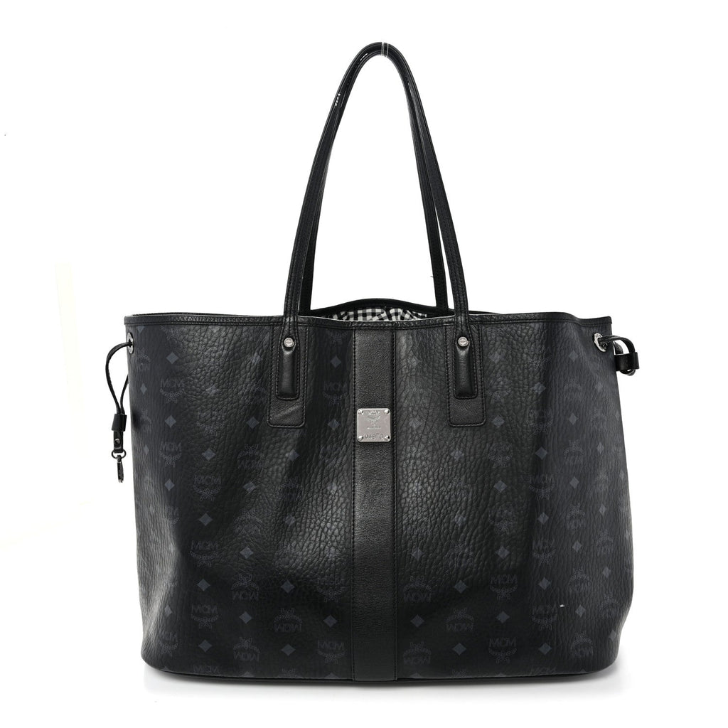 Visetos Large Liz Reversible Shopper Tote Black