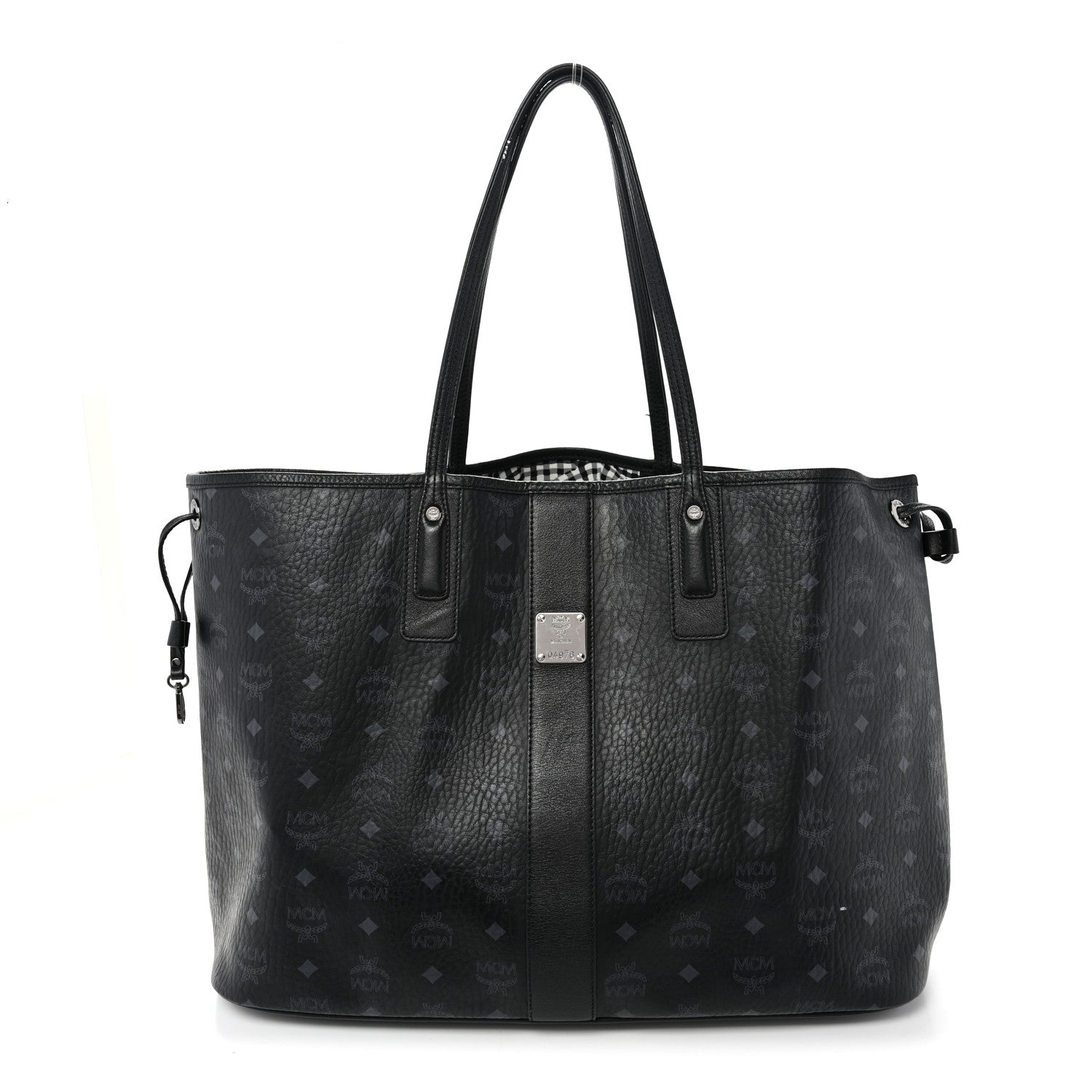 Visetos Large Liz Reversible Shopper Tote Black