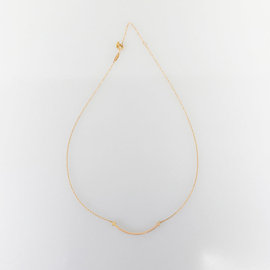TIFFANY&Co. T Smile Small Necklace