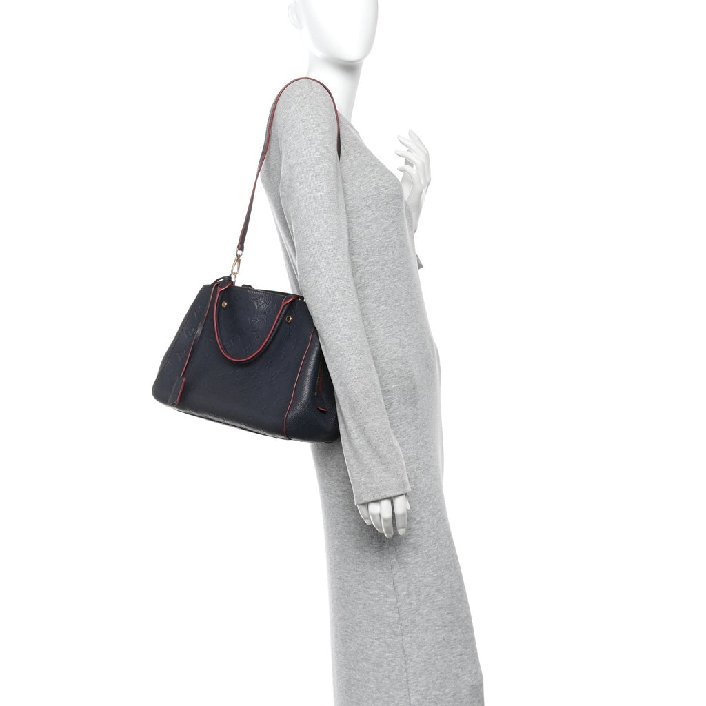 Empreinte Montaigne MM Marine Rouge