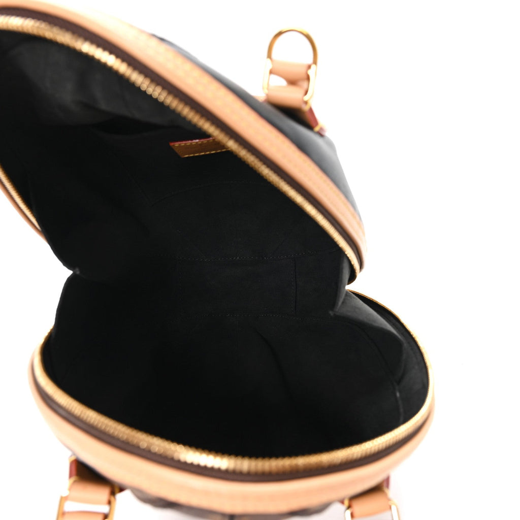 Monogram Braided Egg Bag Black