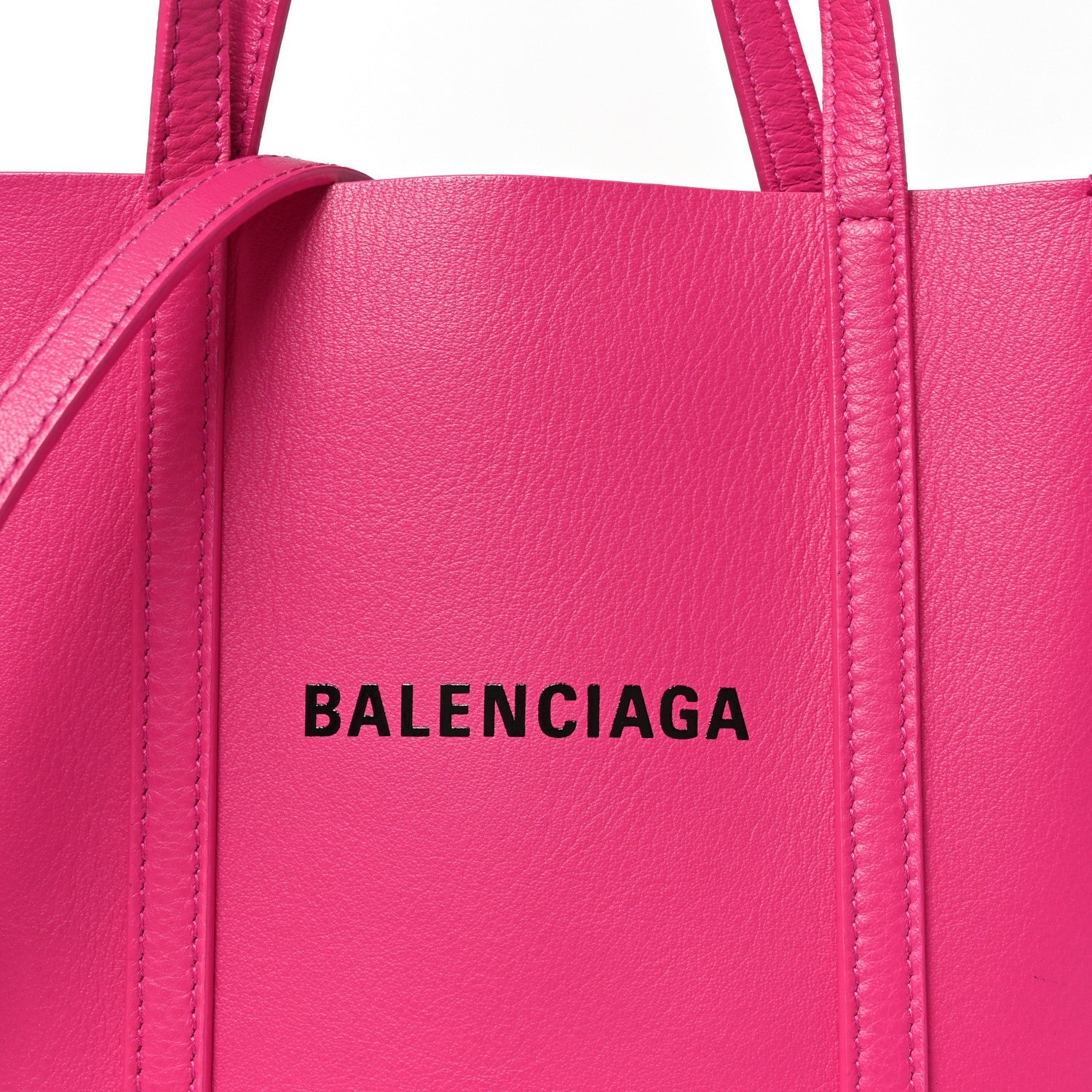 Calfskin XXS Everyday Tote Neon Pink