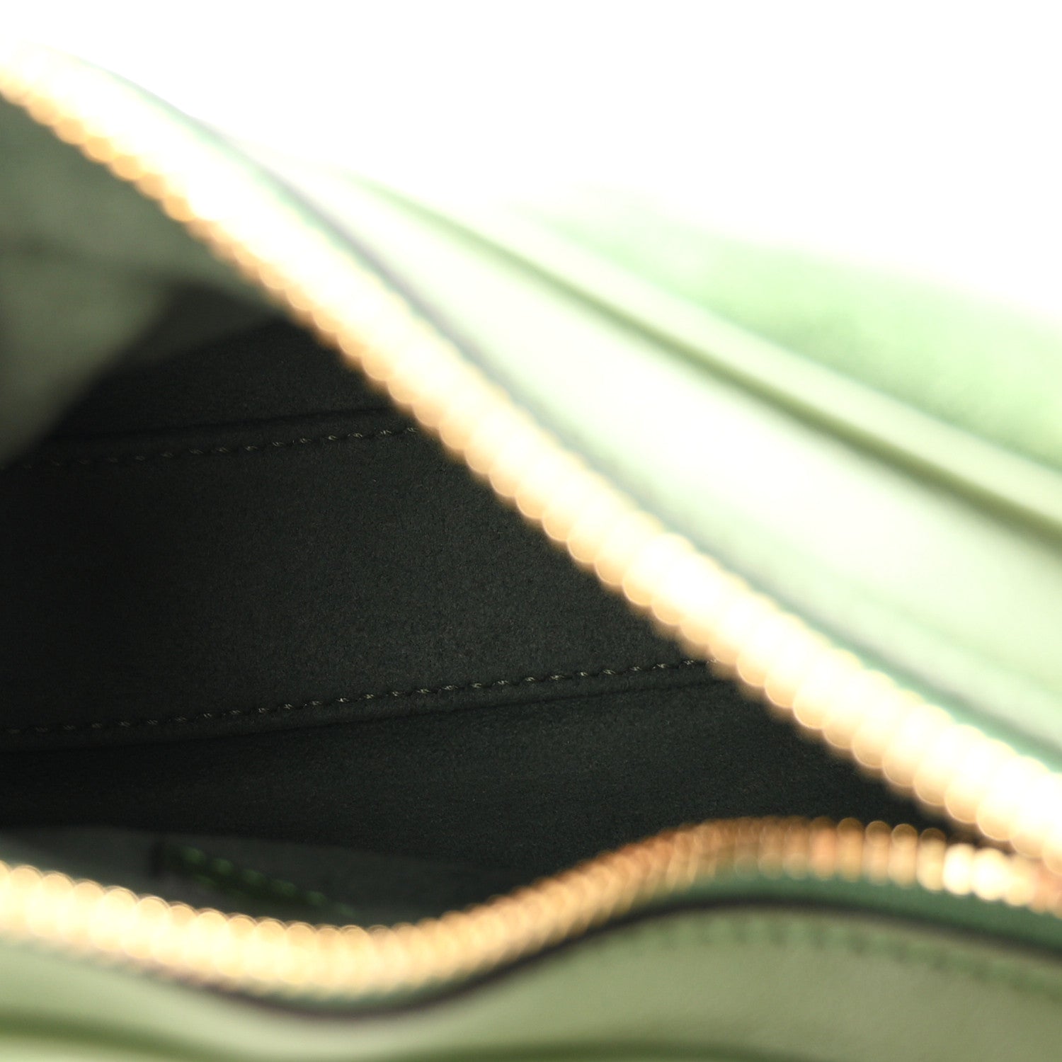 Suede Web Small Attache Shoulder Bag Cactus Green