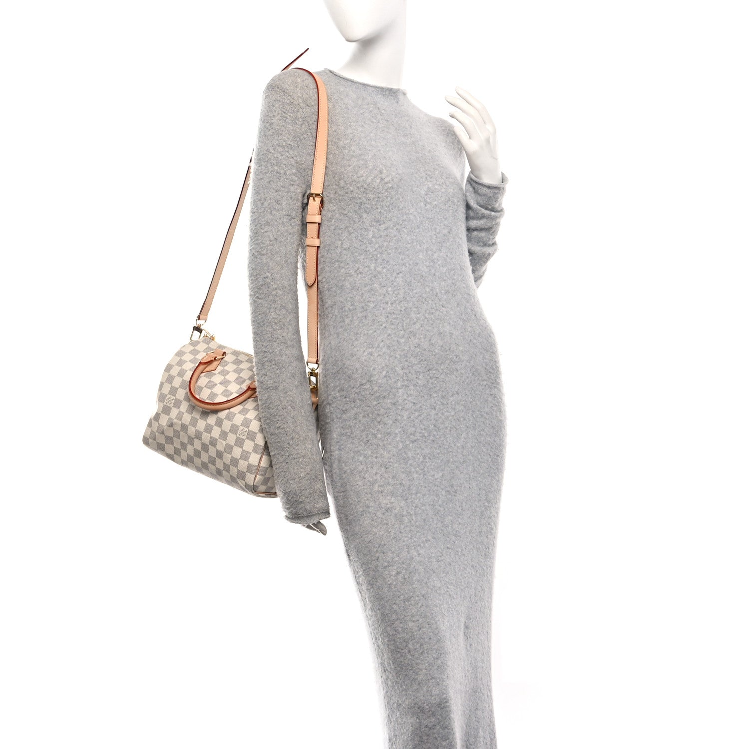 Damier Azur Speedy Bandouliere 25