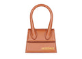 Jacquemus Le Chiquito Mini Leather Brown Calfskin Handbag (Authentic  )