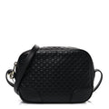Microguccissima Mini Bree Messenger Bag Black