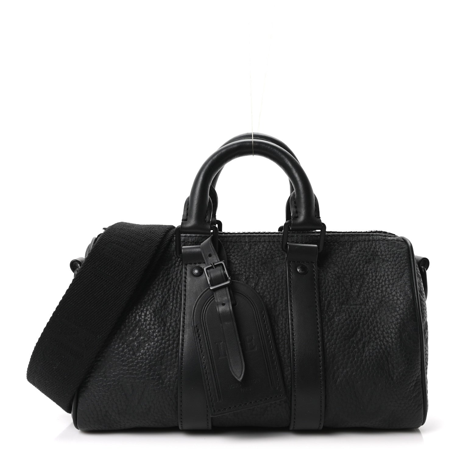 Monogram Taurillon Keepall Bandouliere 25 Black