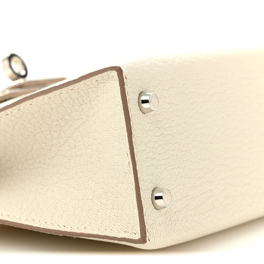 Chevre Mysore Mini Kelly Sellier 20 Mushroom