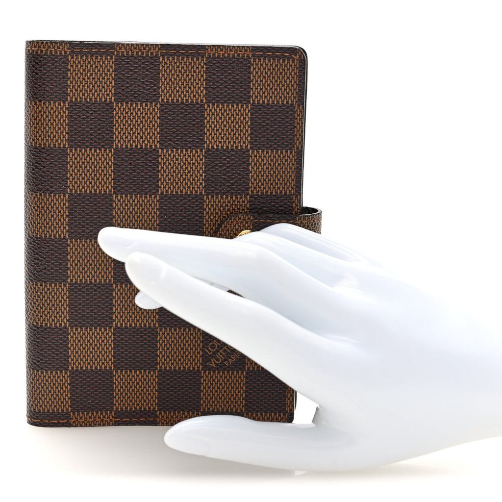 Damier Ebene Small Ring Agenda Cover