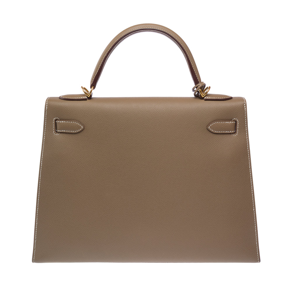 Hermes Kelly 32 Sellier Epsom Etoupe 2018