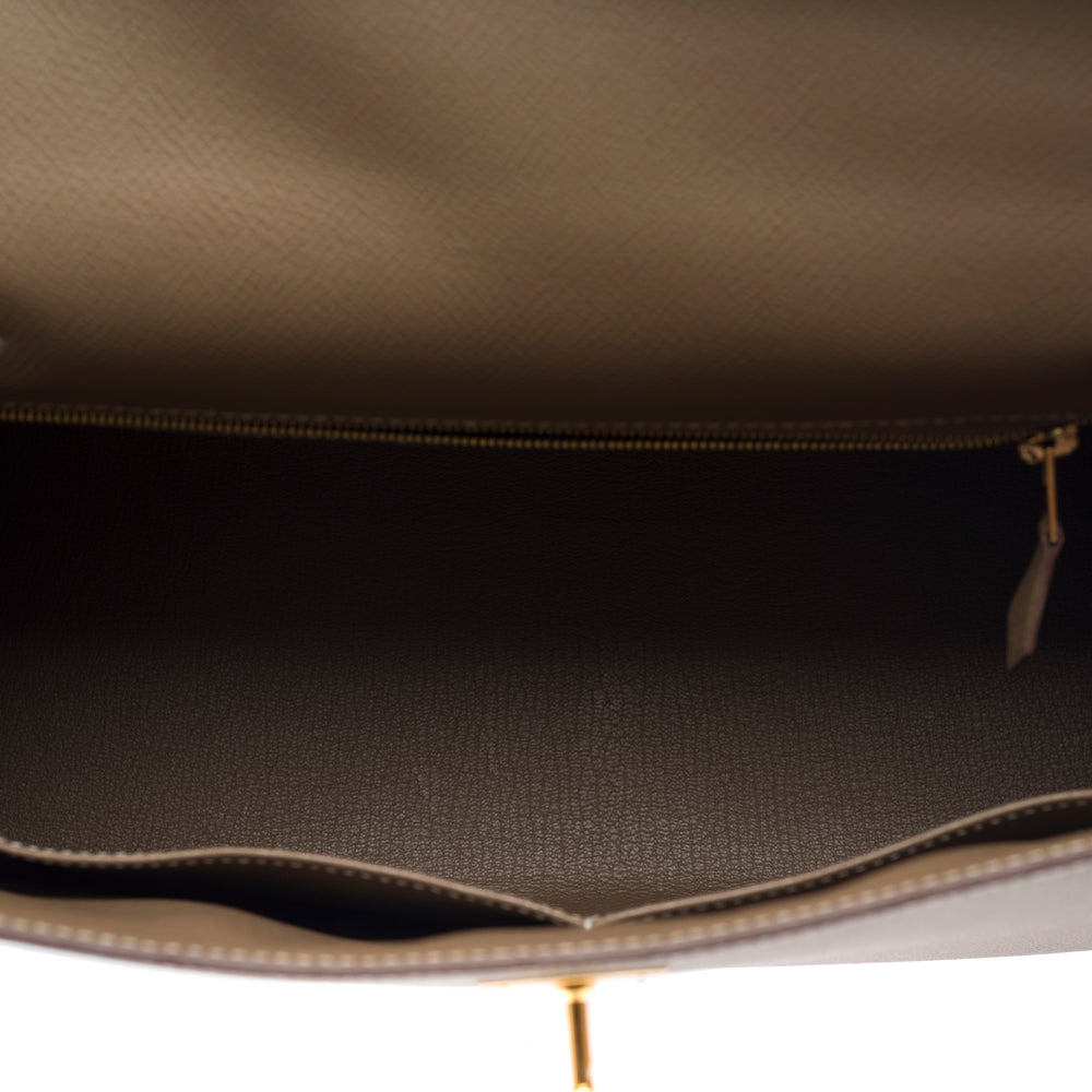 Hermes Kelly 32 Sellier Epsom Etoupe 2018