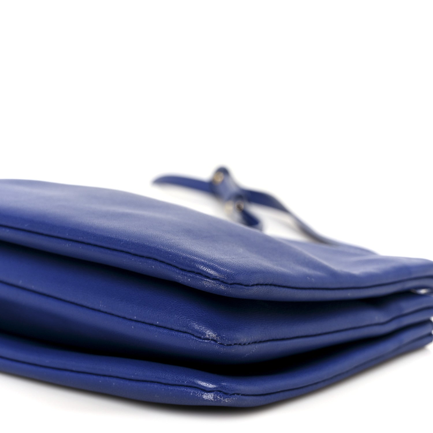 Lambskin Small Trio Crossbody Bag Indigo