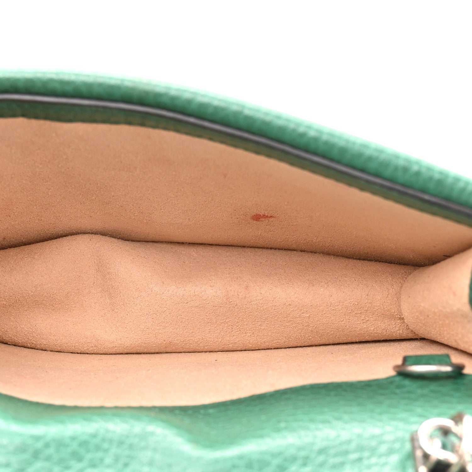 Dollar Calfskin Crystal Super Mini Dionysus Shoulder Bag Emerald