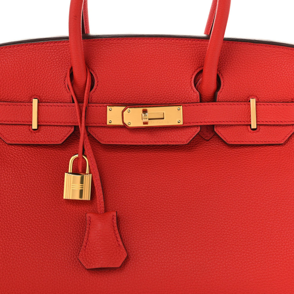Togo Birkin 30 Rouge Tomate