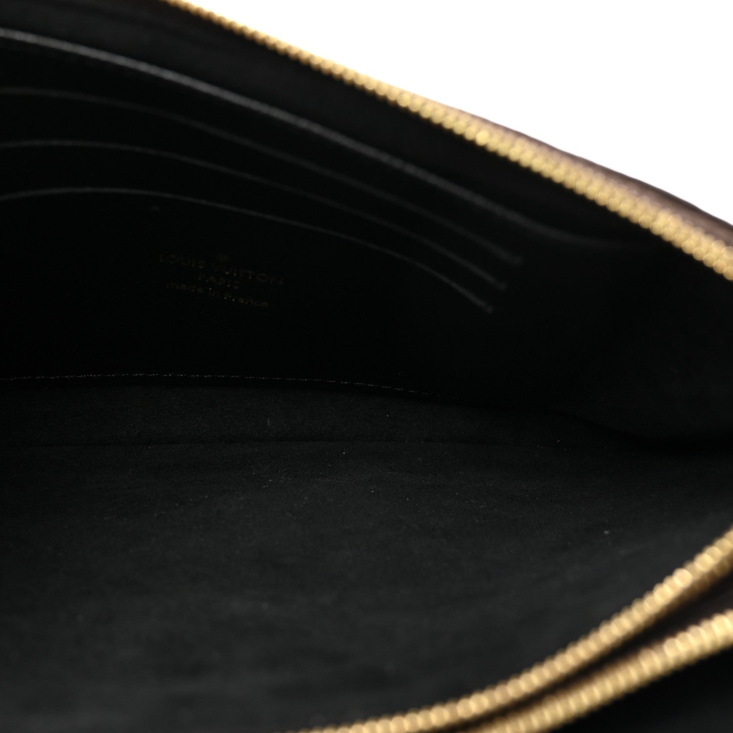Reverse Monogram Giant Double Zip Pochette