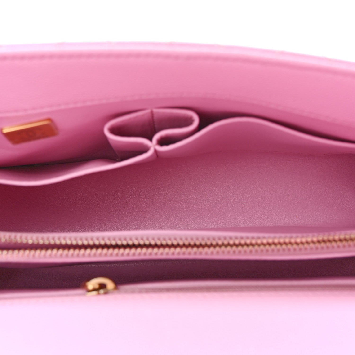 Caviar Quilted Small Coco Chain Handle Flap Lilac