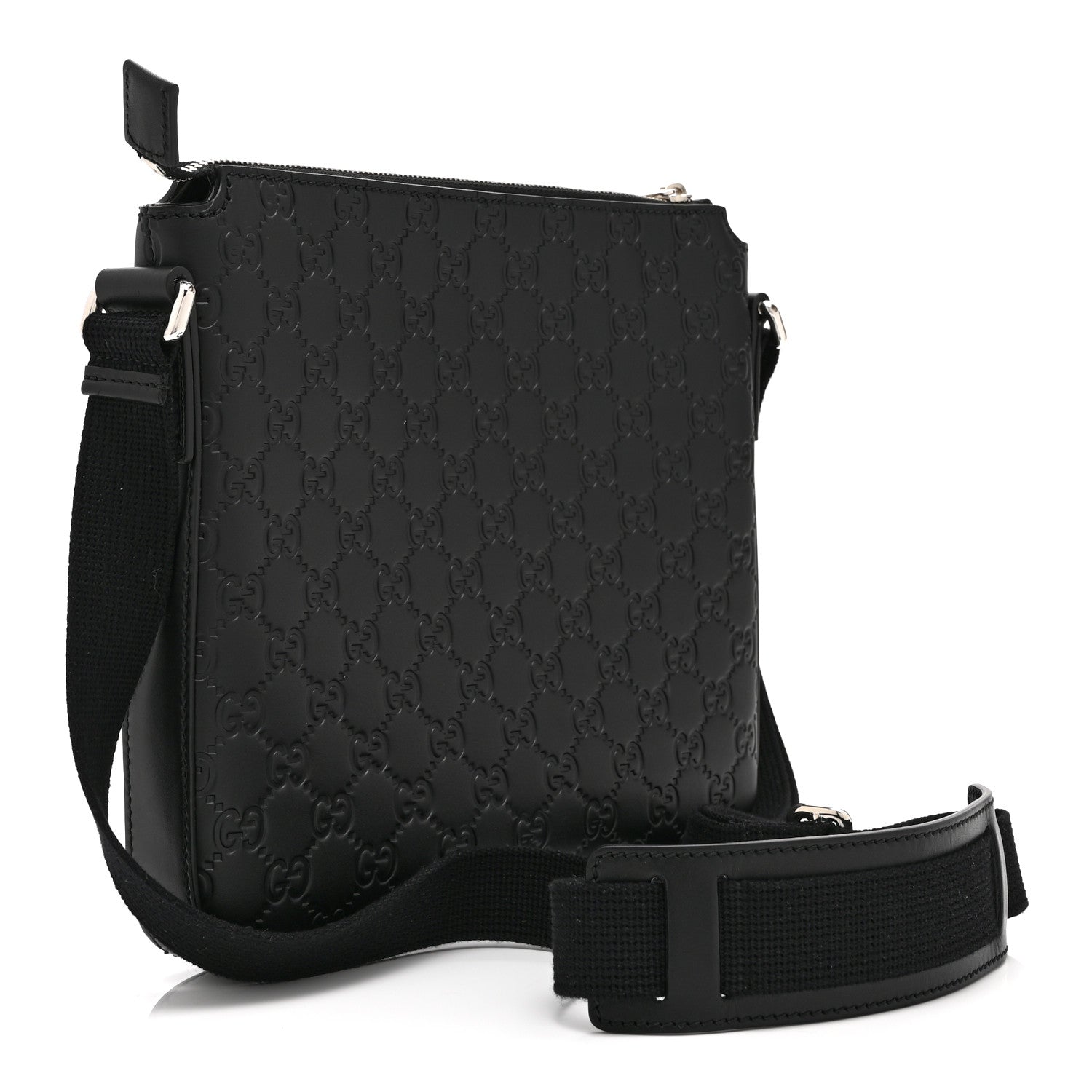 Guccissima Signature Small Messenger Bag Black