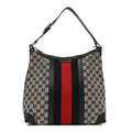 Monogram Vintage Web Medium Hobo Navy