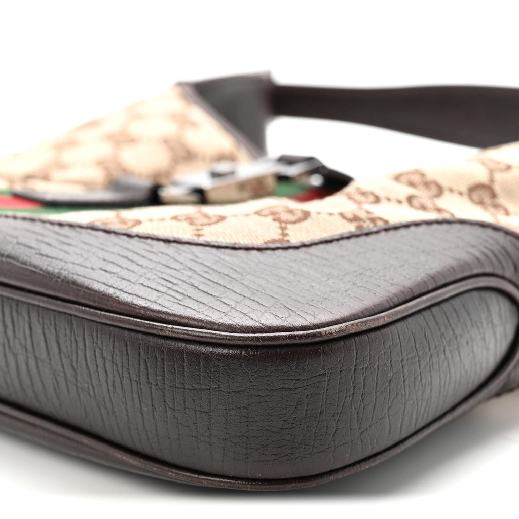 Monogram Web Jackie O Hobo Dark Brown