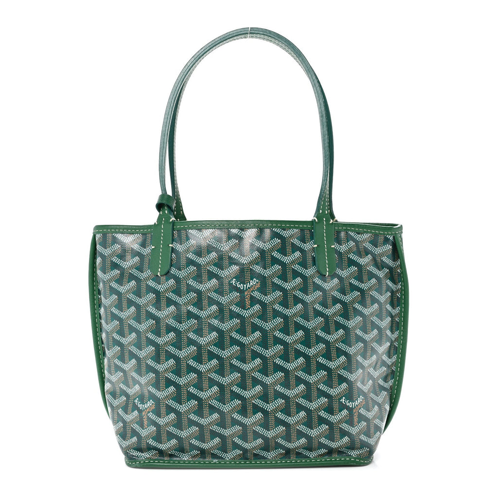 Goyardine Reversible Mini Anjou Green