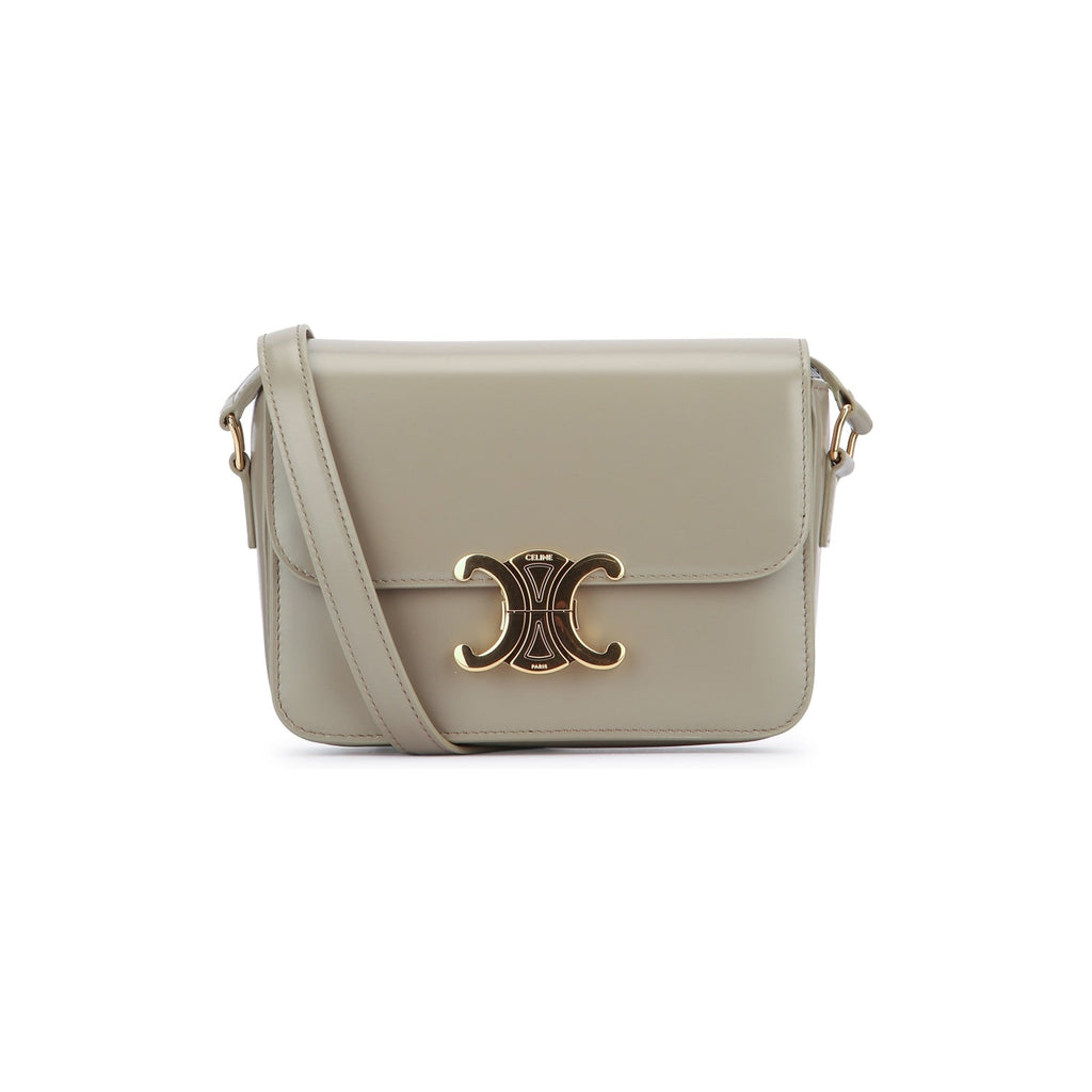 TEEN TRIOMPHE BAG IN shiny calfskin