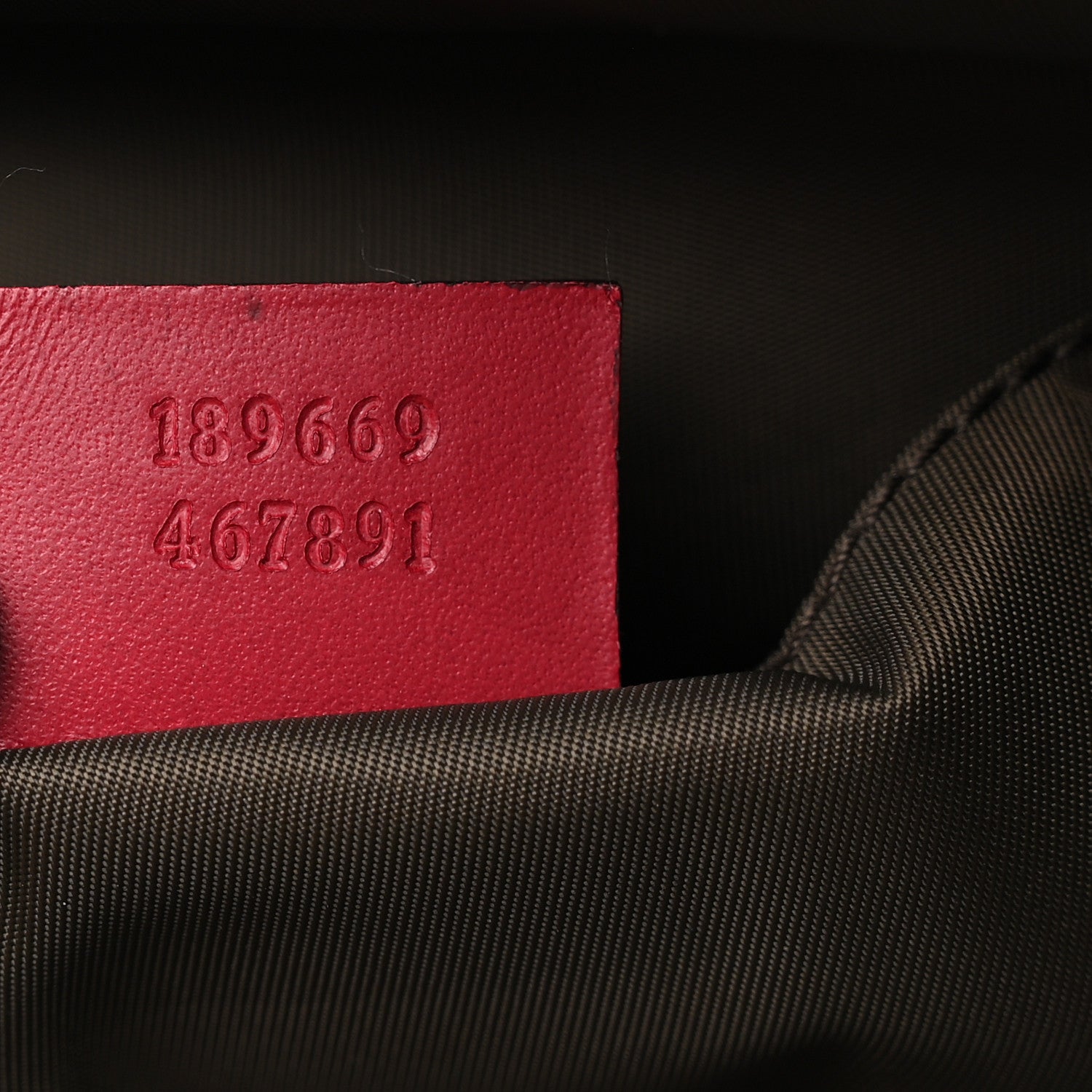 GG Monogram Medium Web Handle Vertical Tote Red