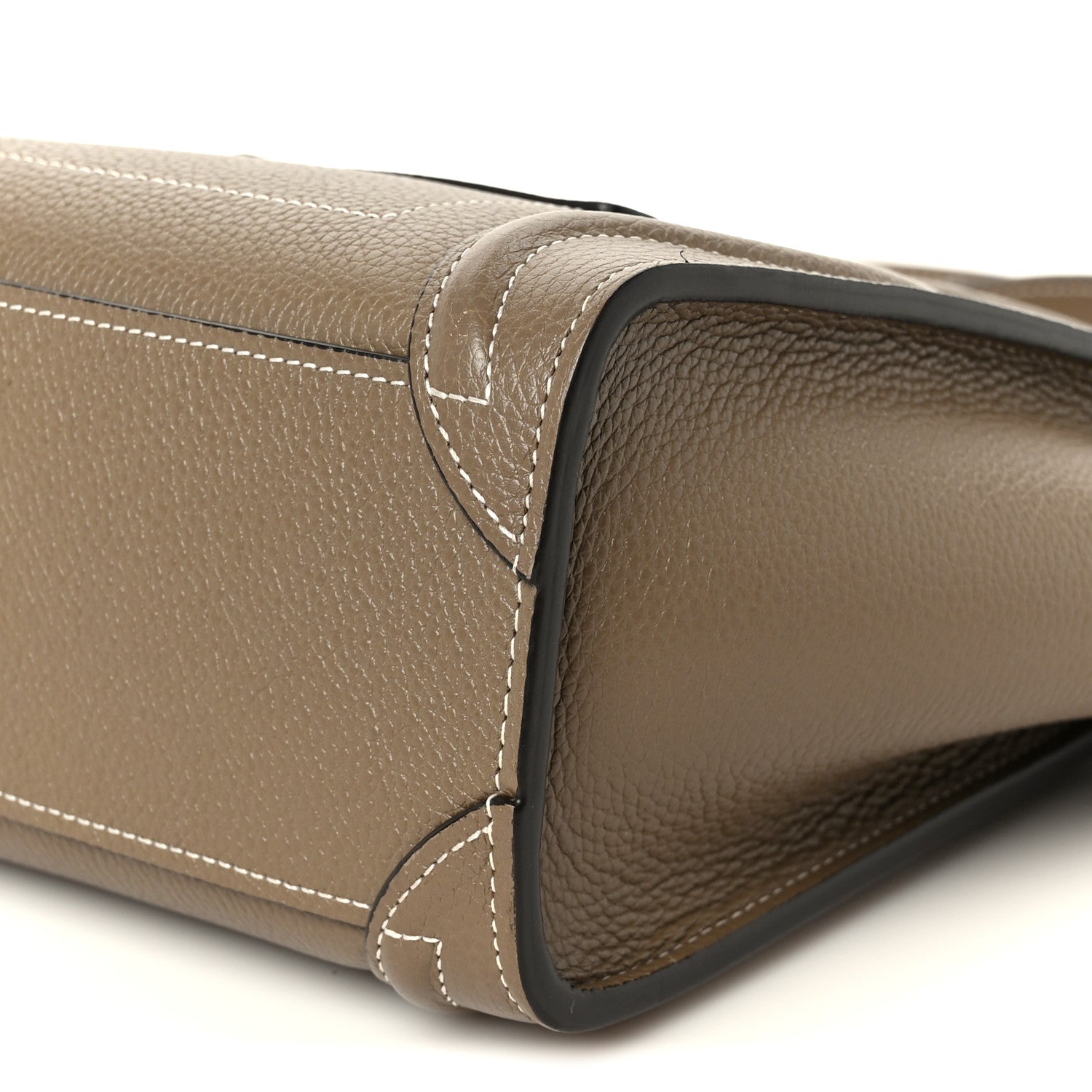 Drummed Calfskin Nano Luggage Souris