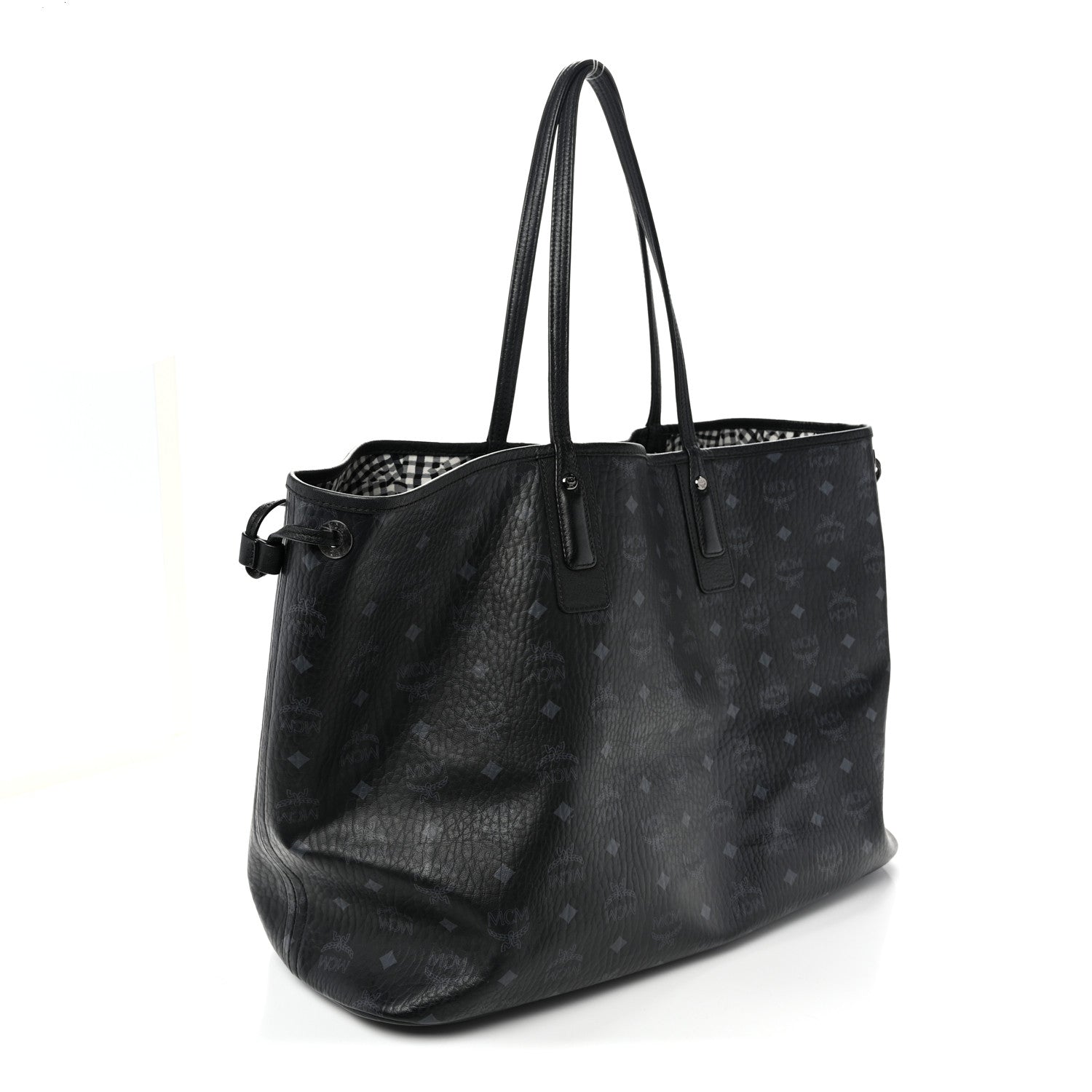 Visetos Large Liz Reversible Shopper Tote Black