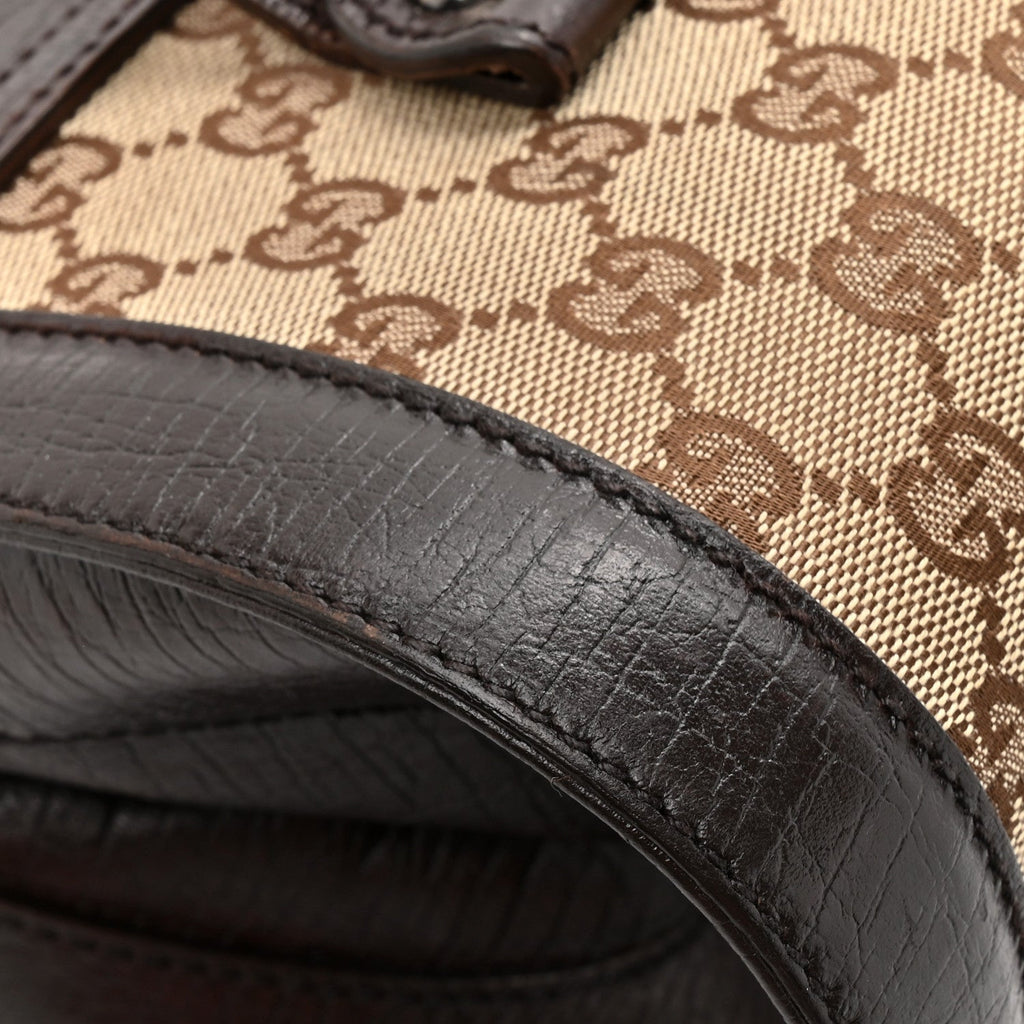 Monogram Bamboo Bullet Bag Dark Brown