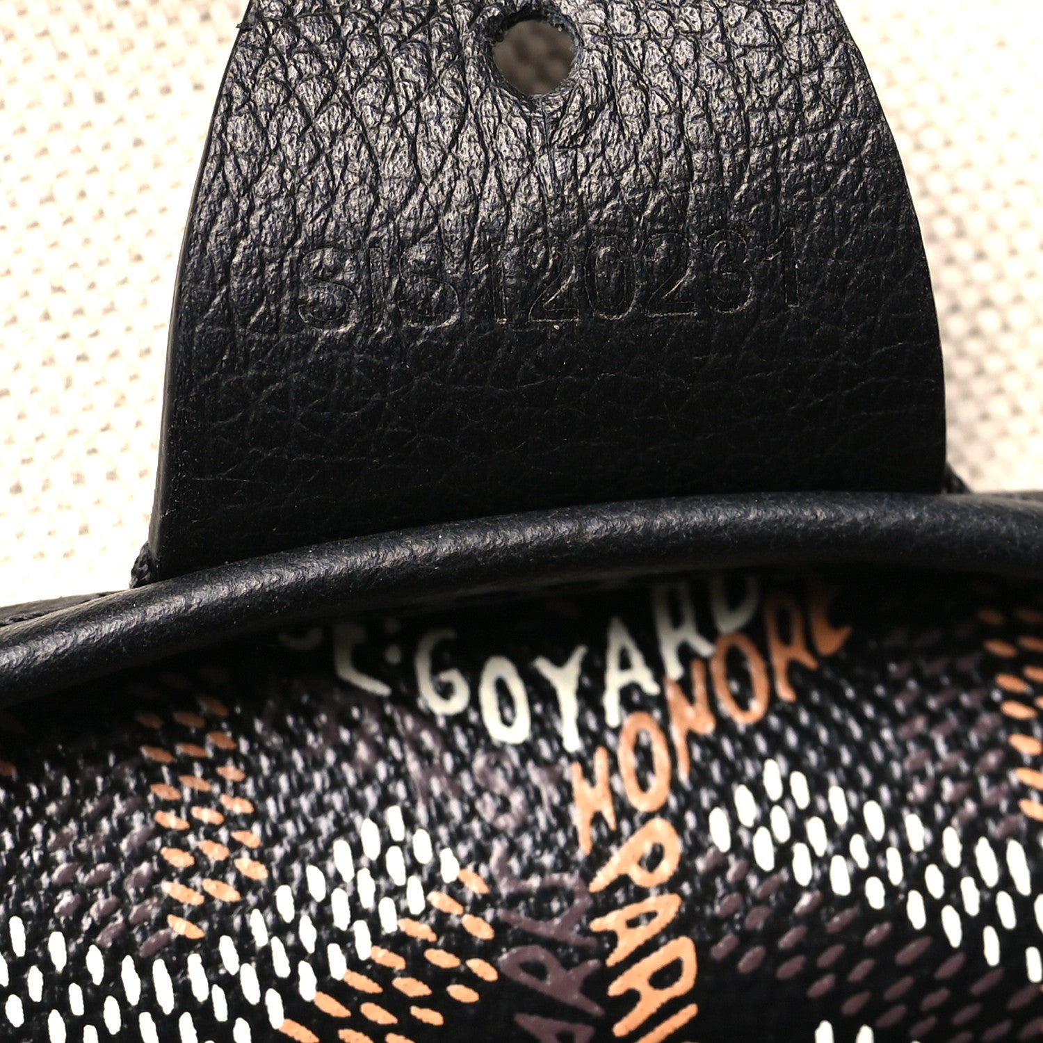 Goyardine Artois PM Black