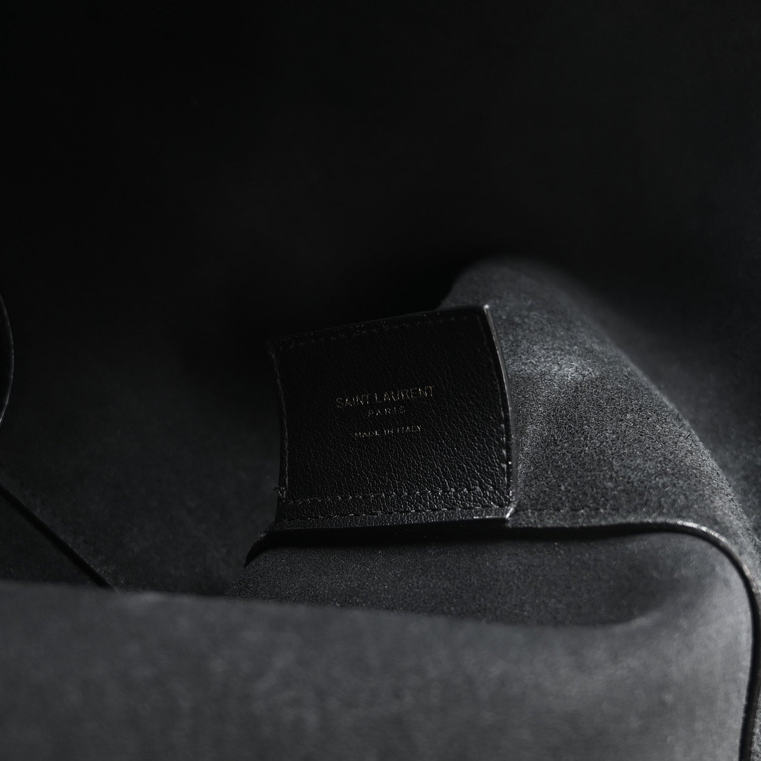 Calfskin Large Shopping Tote Black