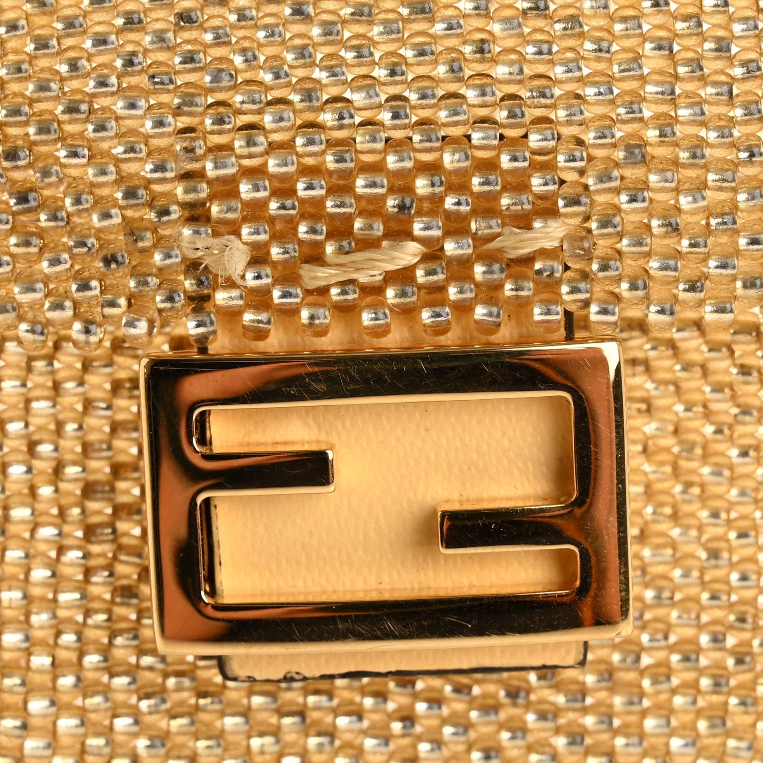 Glass Vitello King Beaded Mini Pico Baguette Charm Semolino
