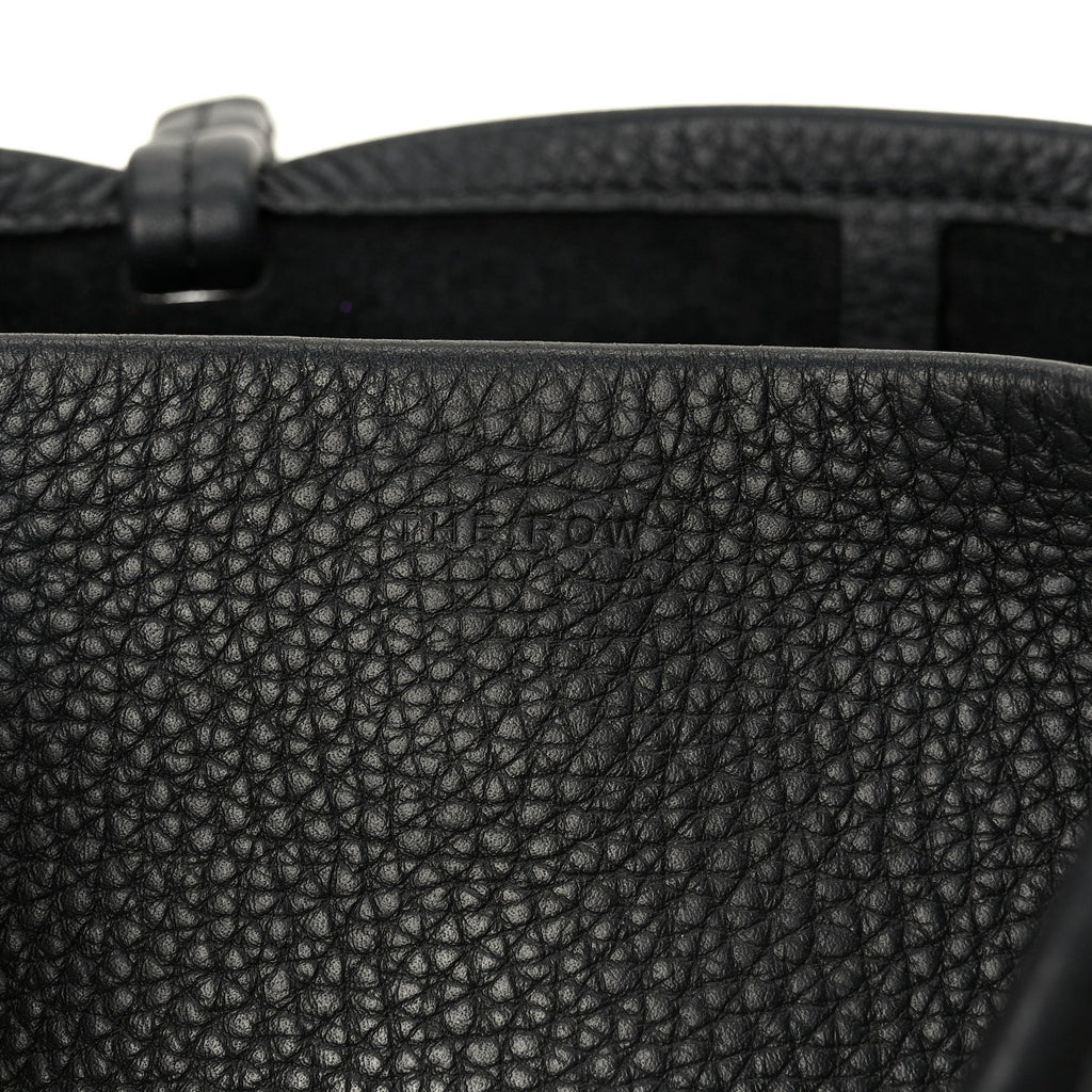 Grained Calfskin Small Park Tote Black