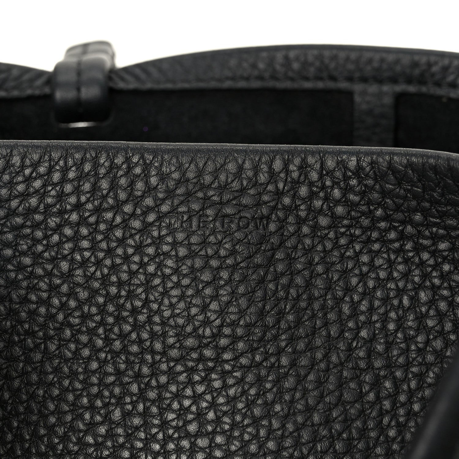 Grained Calfskin Small Park Tote Black