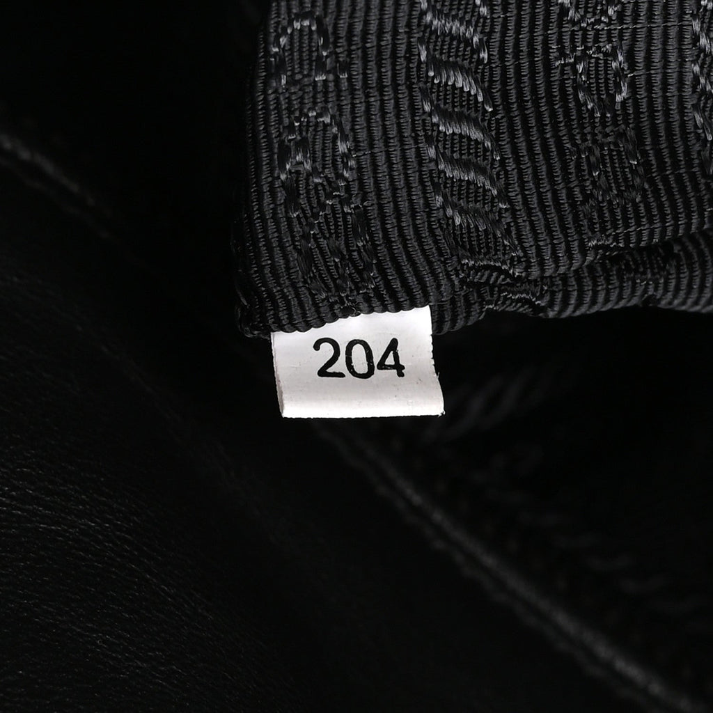 Soft Calf Shopping Tote Black