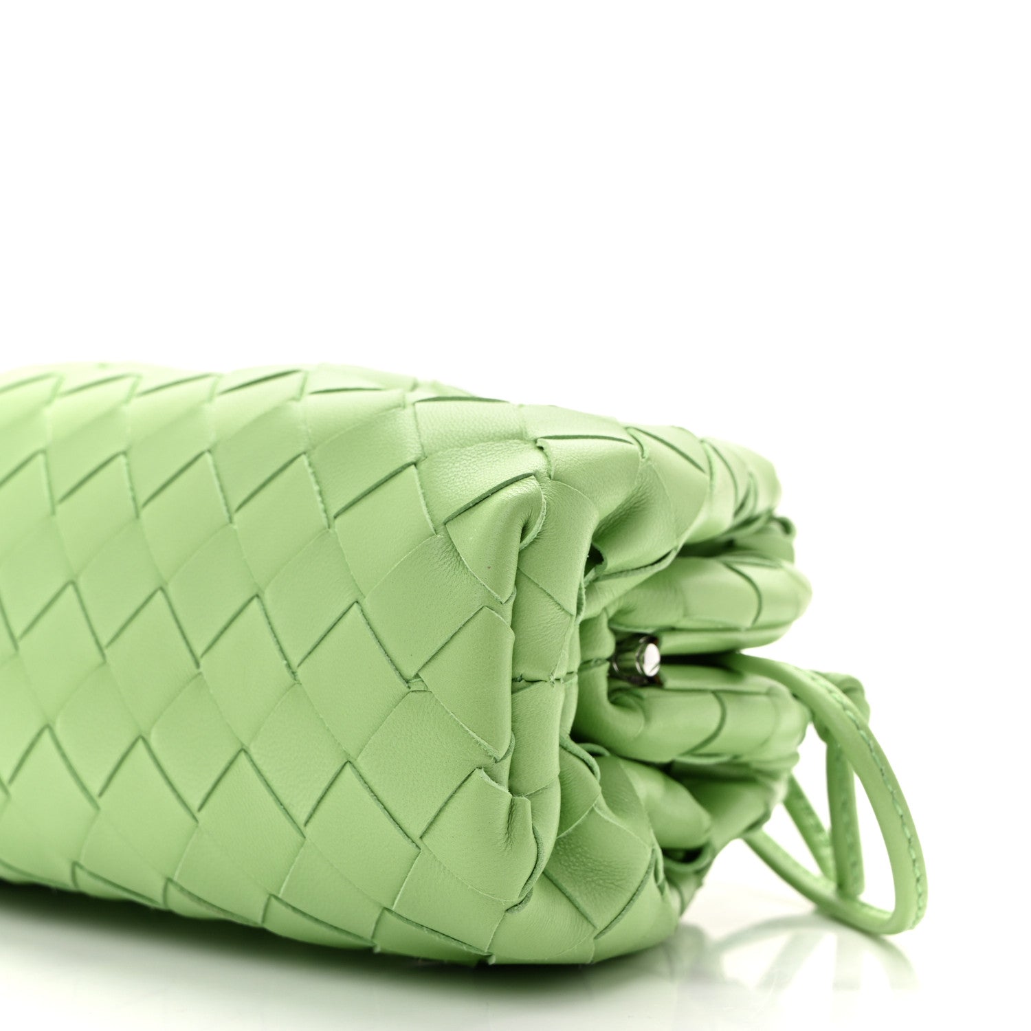 Nappa Intrecciato The Mini Pouch Pistachio