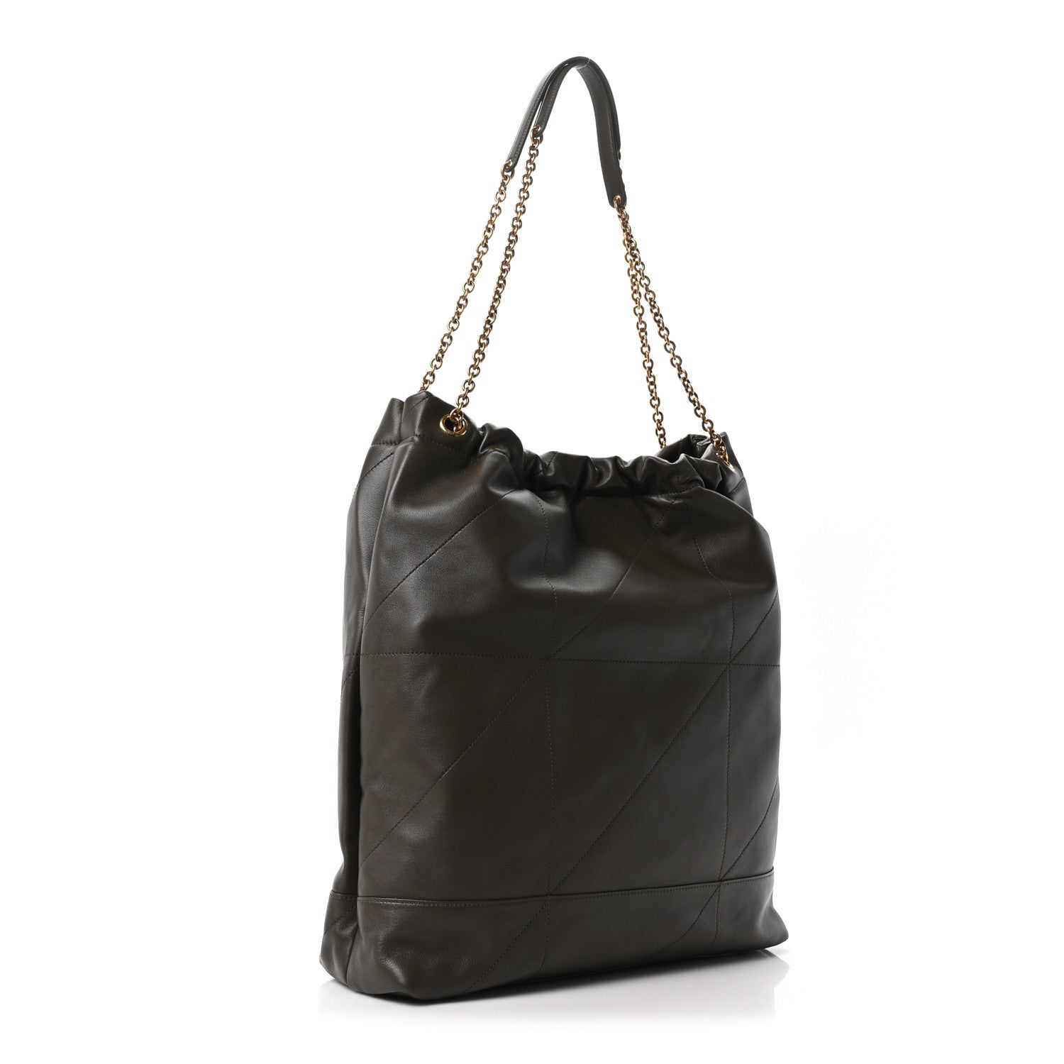 Lambskin Matelasse Monogram Large Jamie 4.3 Light Musk