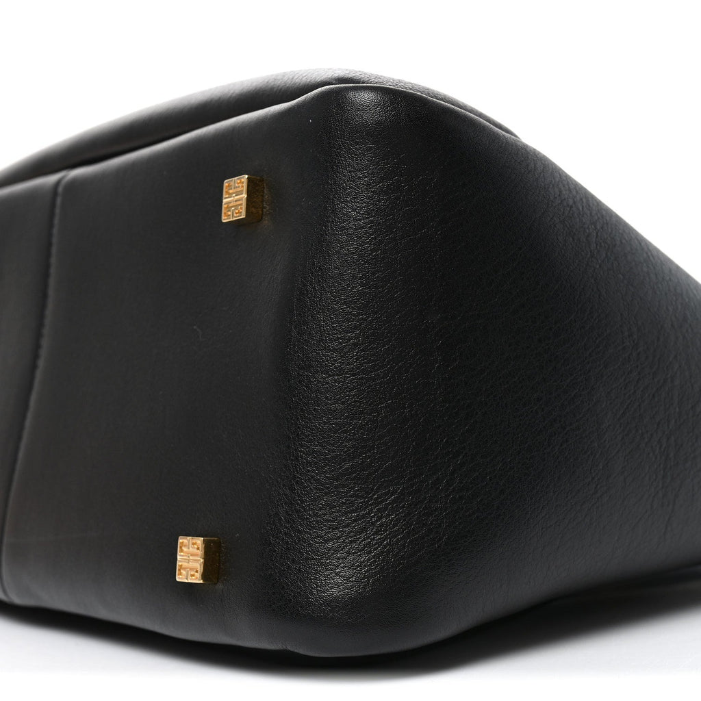 Calfskin Crocodile Embossed Medium G-Lock Hobo Black