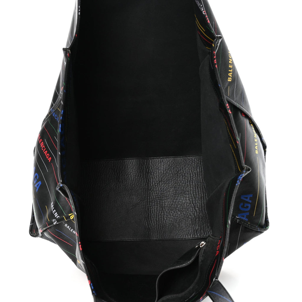 Agneau Logo Print Market XL Shopper Black Black