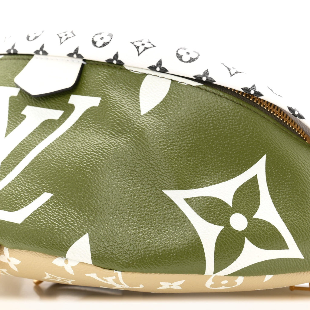 Monogram Giant Bumbag Kaki Beige