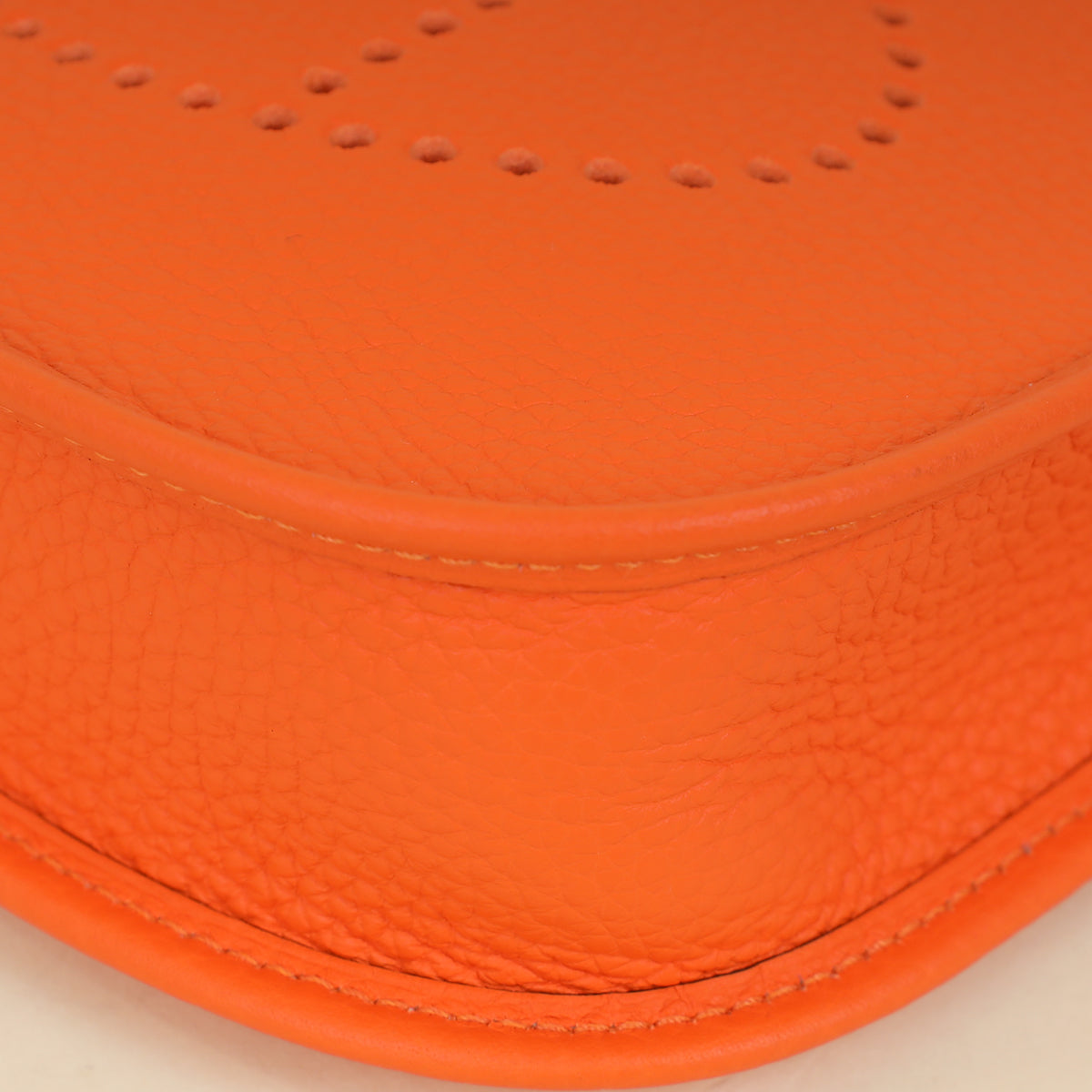 Hermes Orange Minium Evelyne 16 TPM Bag