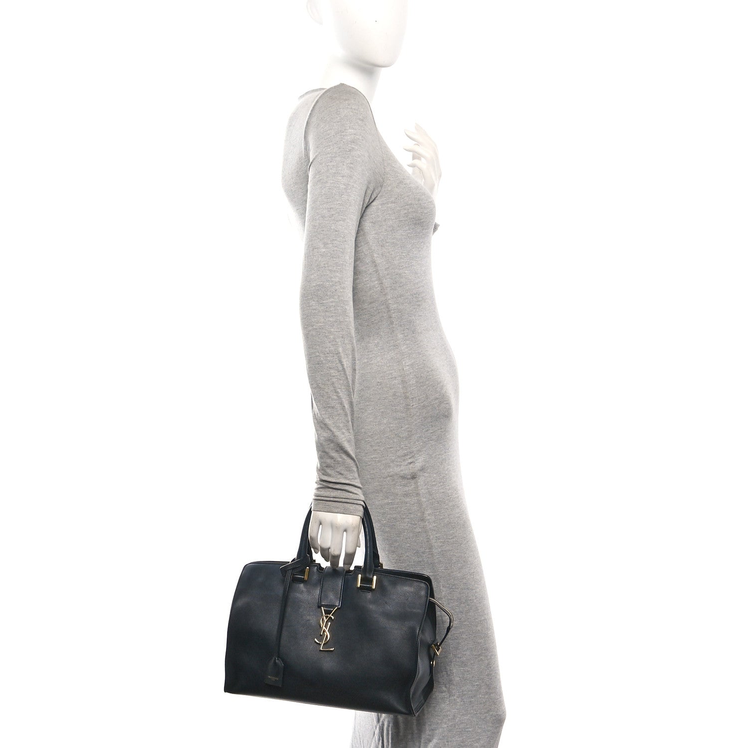 Calfskin Small Classic Y Cabas Black