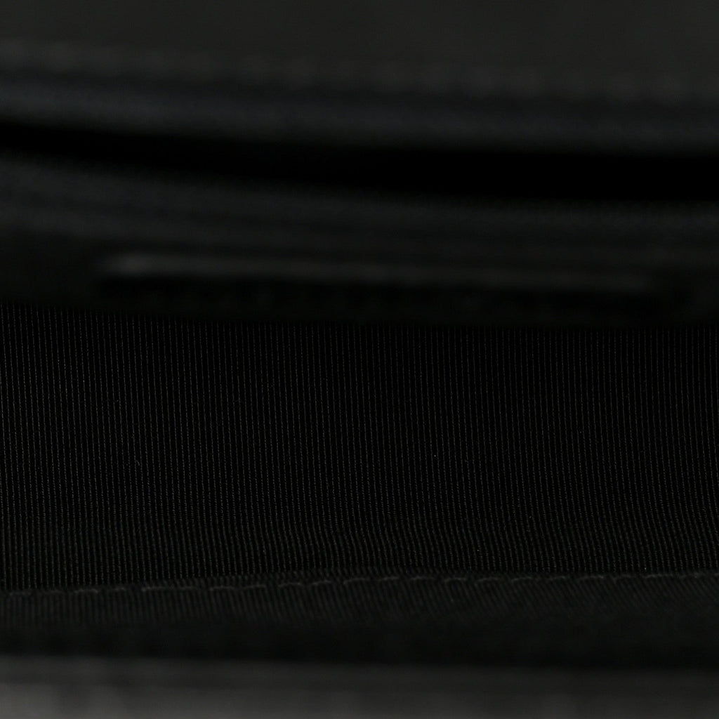 Calfskin Quilted New Medium Boy Flap Black