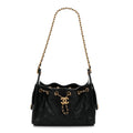 Caviar Quilted Mini Chanel 25 Handbag Black