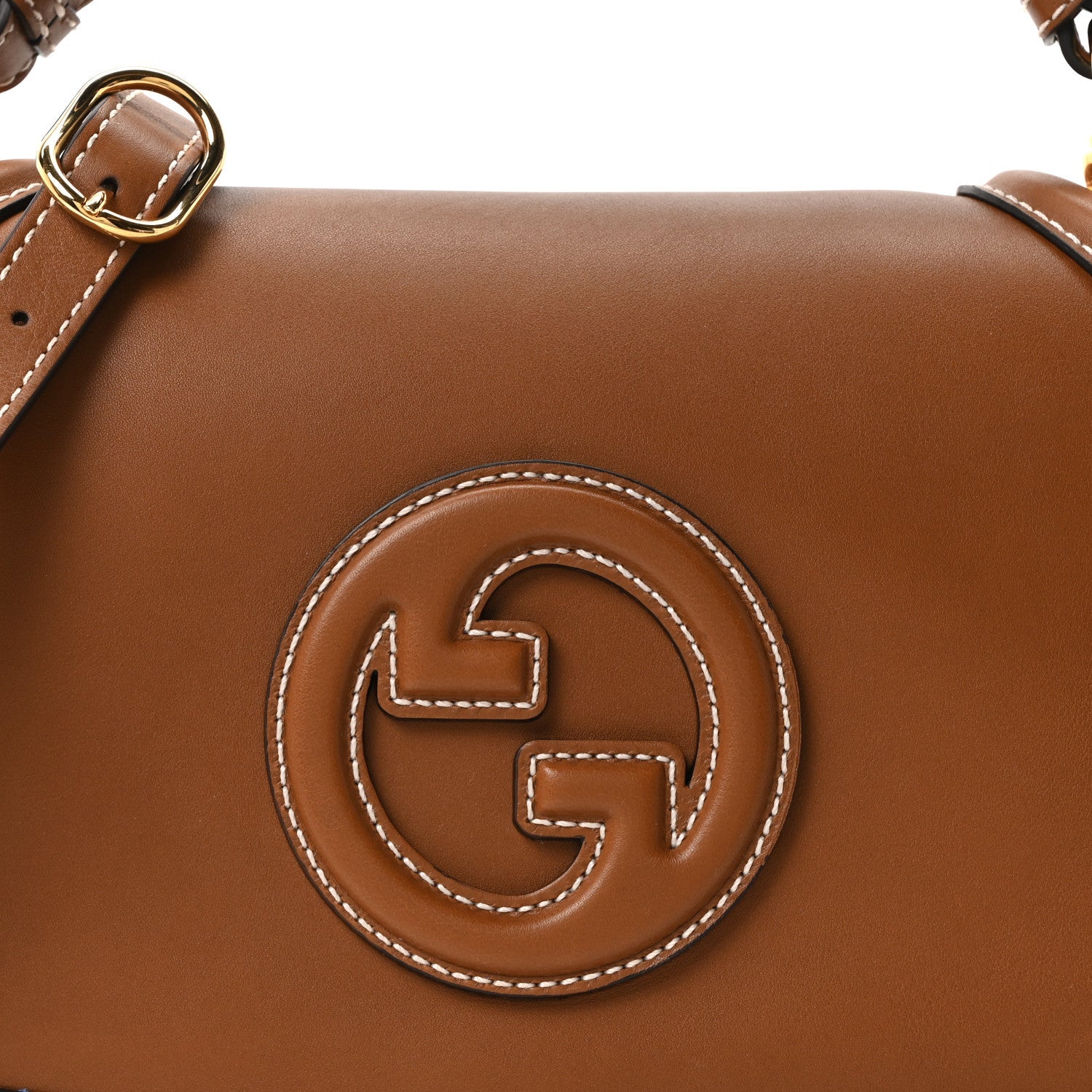Calfskin Large Blondie Top Handle Flap Bag Sundial