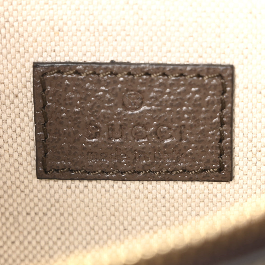 GG Supreme Monogram Textured Dollar Calfskin Blondie Belt Bag Beige Ebony New Acero Beige Ebony New Acero