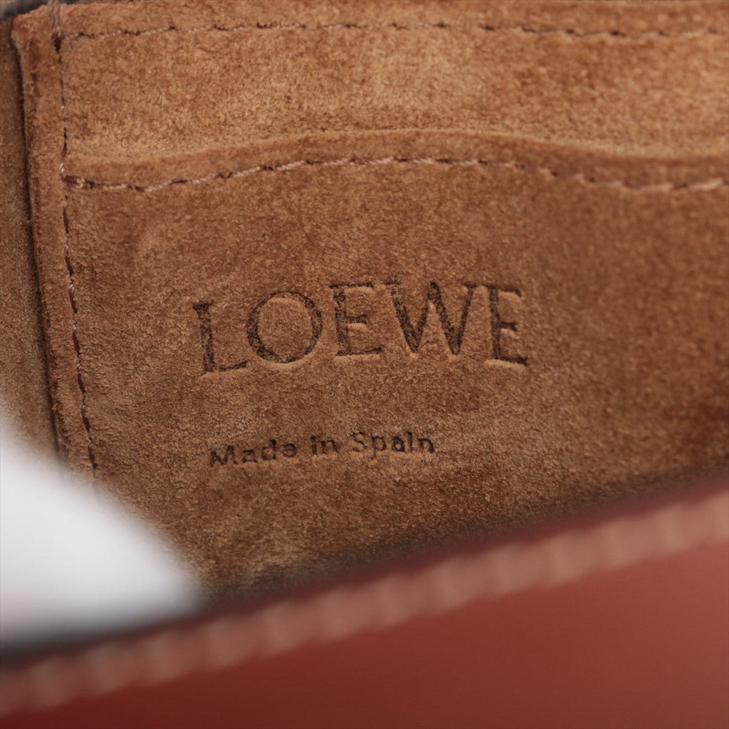 Loewe Brown Grained Leather Mini Gate Dual Bag [Clearance Sale]